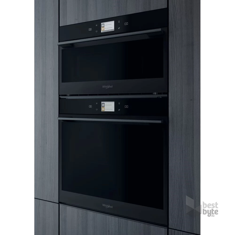 Whirlpool W9 OM2 4S1 P BSS fekete, beépíthető, sütőtér: 73L, grill, légkeverés, pirolitikus, sütő