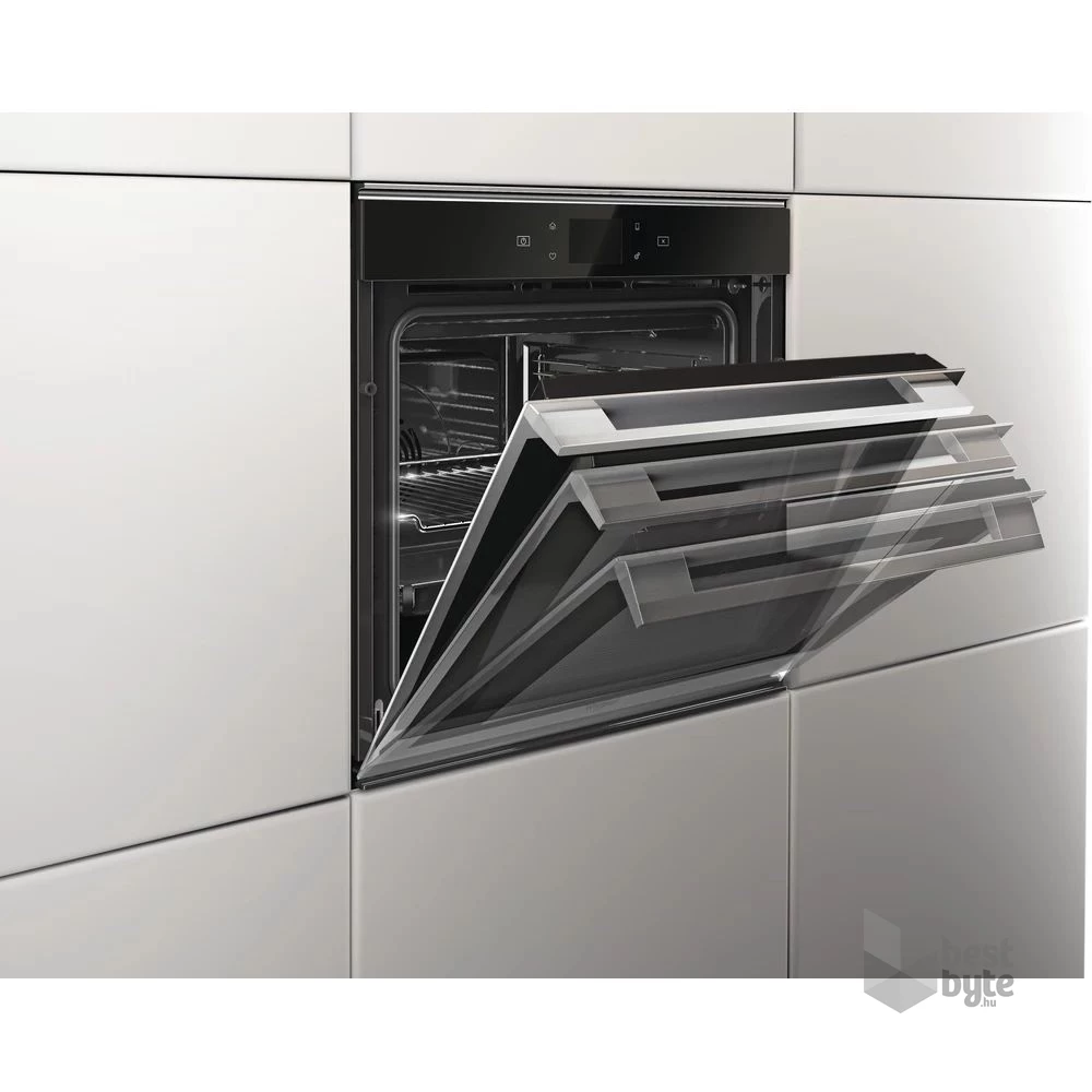 Whirlpool W9 OM2 4S1 P BSS fekete, beépíthető, sütőtér: 73L, grill, légkeverés, pirolitikus, sütő