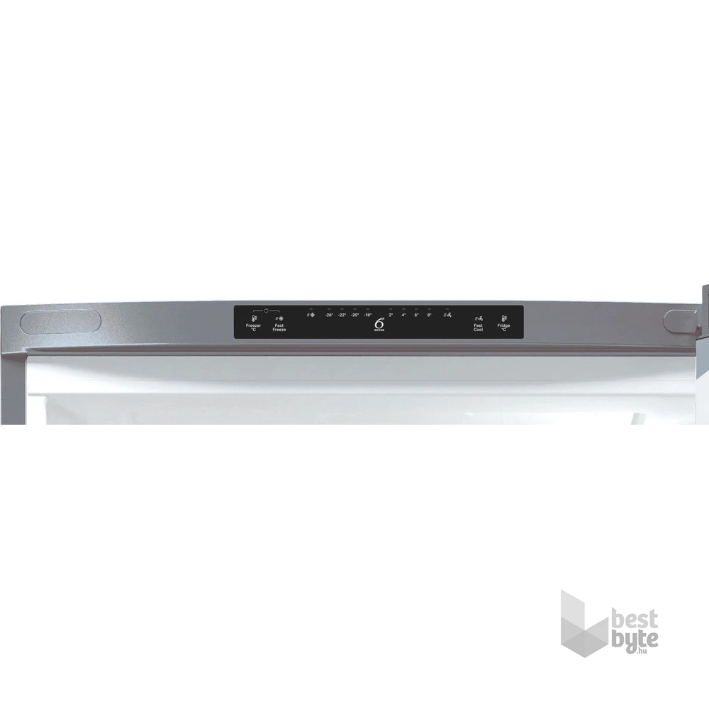 Whirlpool WB70I 952 X inox, alulfagyasztós, Hűtő:304L, Fagyasztó:153L, No frost hűtőszekrény