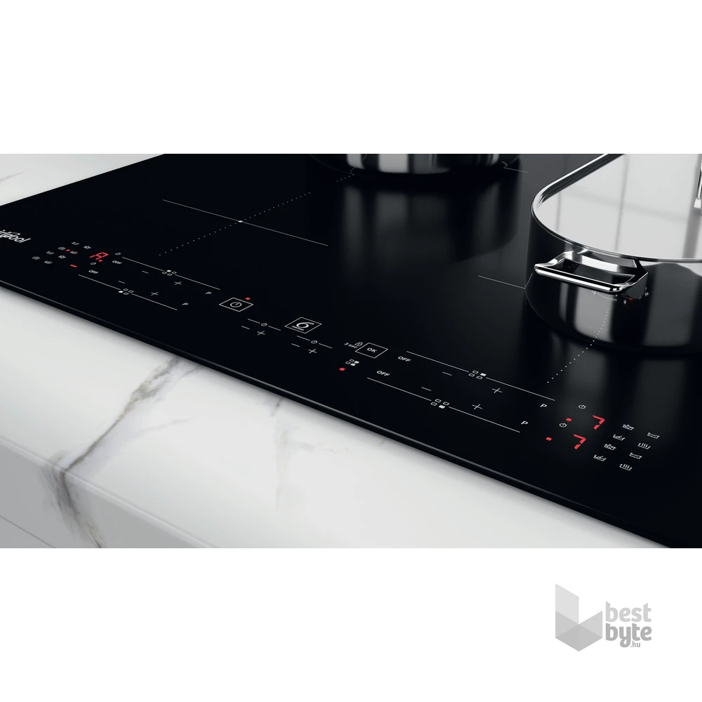 Whirlpool WB B8360 NE fekete, beépíthető, indukciós, főzőzóna: 4, beépíthető méret: 56cm, főzőlap