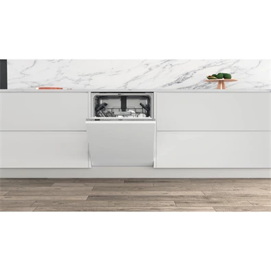 Whirlpool WCIO 3T341 PE inox, programok száma: 10, beépíthető, 14 terítékes mosogatógép 