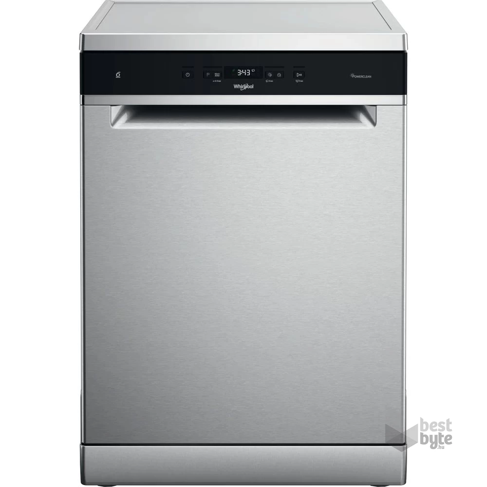 Whirlpool WFC 3C33 PF X fehér, programok száma: 8, szabadonálló, 14 terítékes mosogatógép 