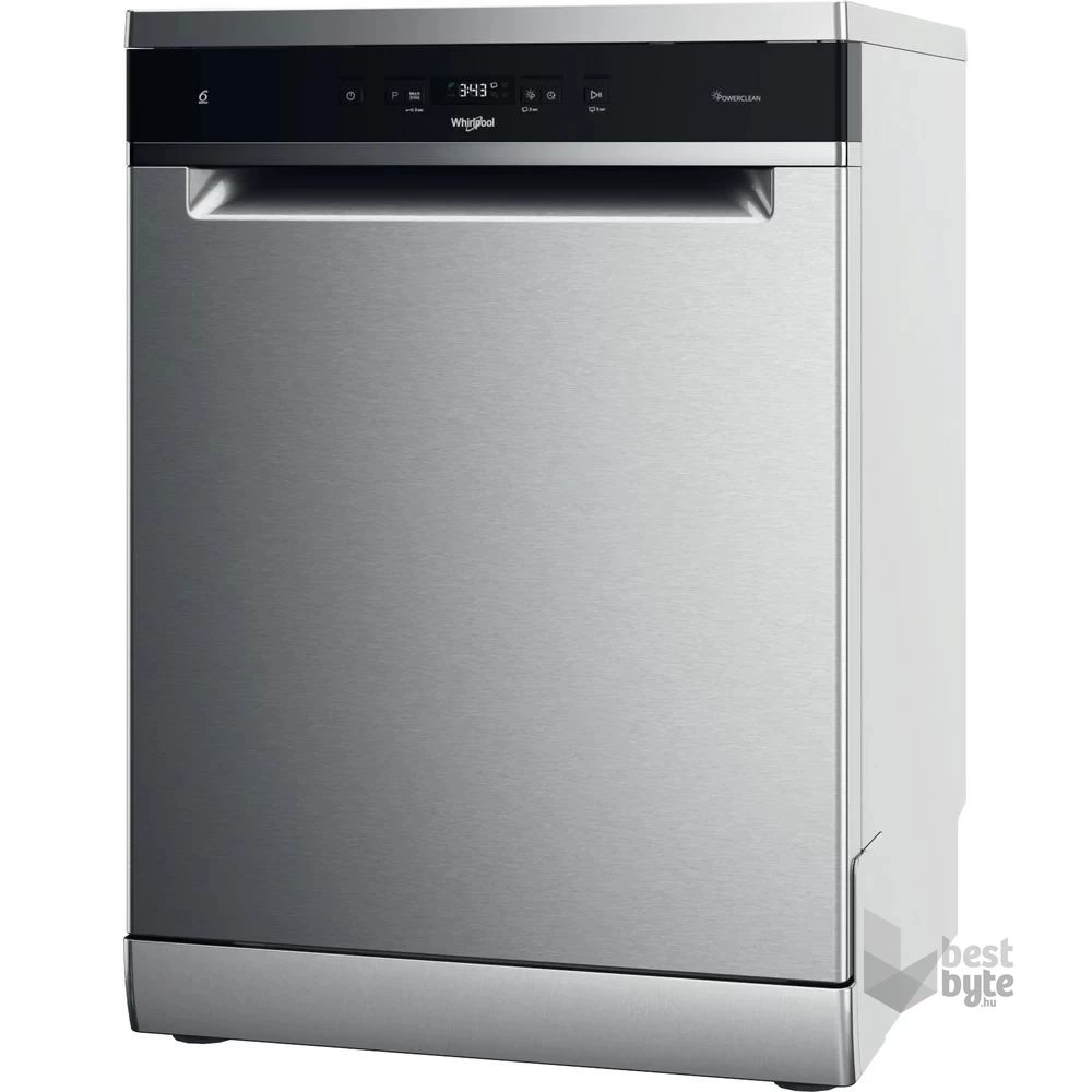 Whirlpool WFC 3C33 PF X fehér, programok száma: 8, szabadonálló, 14 terítékes mosogatógép 