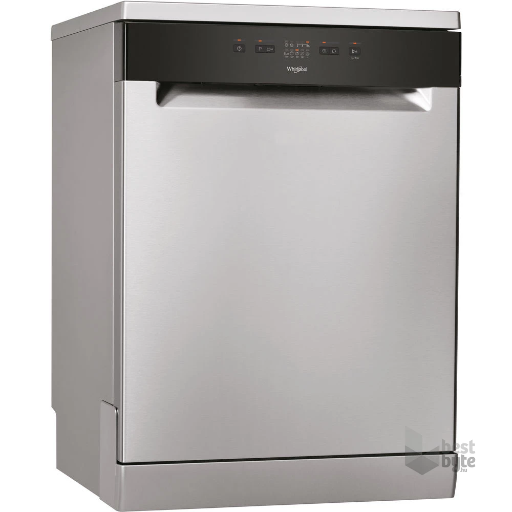 Whirlpool WFE 2B19 X inox, programok száma: 5, szabadonálló, 13 terítékes mosogatógép 
