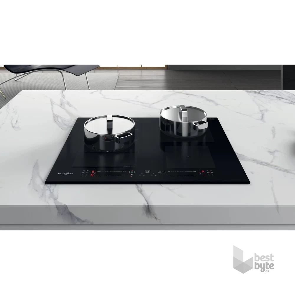 Whirlpool WF S4160 BF fekete, beépíthető, indukciós, főzőzóna: 4, beépíthető méret: 56cm, főzőlap