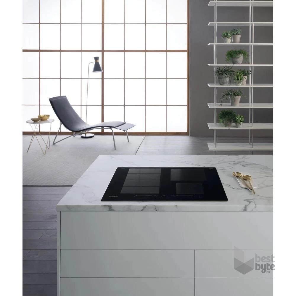 Whirlpool WF S4160 BF fekete, beépíthető, indukciós, főzőzóna: 4, beépíthető méret: 56cm, főzőlap