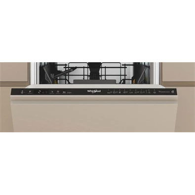 Whirlpool WH6IC11BS7LSA0 programok száma: 9, keskeny beépíthető, 11 terítékes mosogatógép 