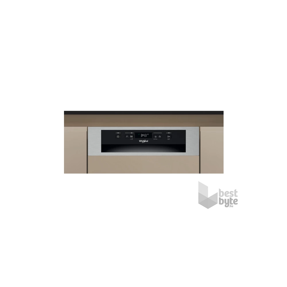 Whirlpool WH6PC11BS7A0 programok száma: 9, keskeny beépíthető, 11 terítékes mosogatógép 
