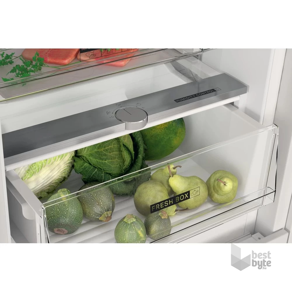 Whirlpool WHC18 T322 alulfagyasztós, beépíthető, Hűtő:182L, Fagyasztó:68L, No frost hűtőszekrény