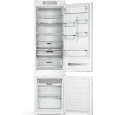 Whirlpool WHC20 T593 P fehér, alulfagyasztós, beépíthető, Hűtő:212L, Fagyasztó:68L, No frost hűtőszekrény