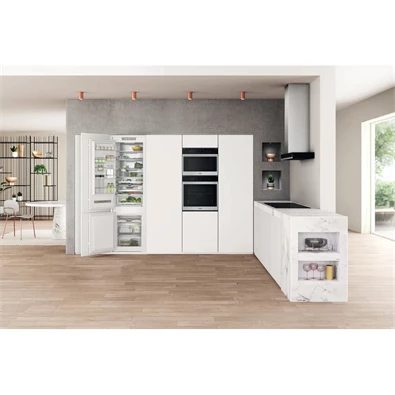 Whirlpool WHC20 T593 P fehér, alulfagyasztós, beépíthető, Hűtő:212L, Fagyasztó:68L, No frost hűtőszekrény