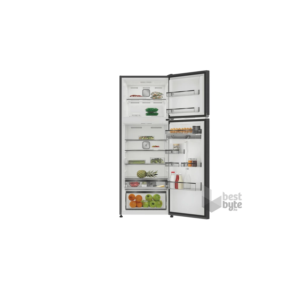 Whirlpool WHD2 6472W X4E inox, felülfagyasztós, Hűtő:354L, Fagyasztó:123L, No frost hűtőszekrény