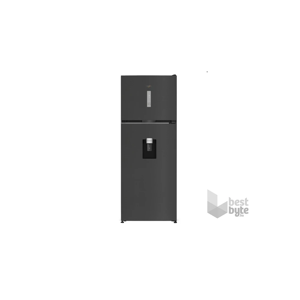 Whirlpool WHD2 6472W X4E inox, felülfagyasztós, Hűtő:354L, Fagyasztó:123L, No frost hűtőszekrény