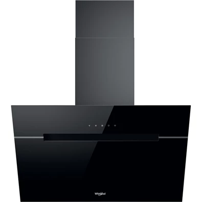 Whirlpool WHVP 62F LT SK fekete, beépíthető, döntött, méret:59,8 cm, zajszint:65 dB, páraelszívó (Újracsomagolt)