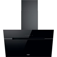 Whirlpool WHVP 62F LT SK fekete, beépíthető, döntött, méret:59,8 cm, zajszint:65 dB, páraelszívó (Újracsomagolt)