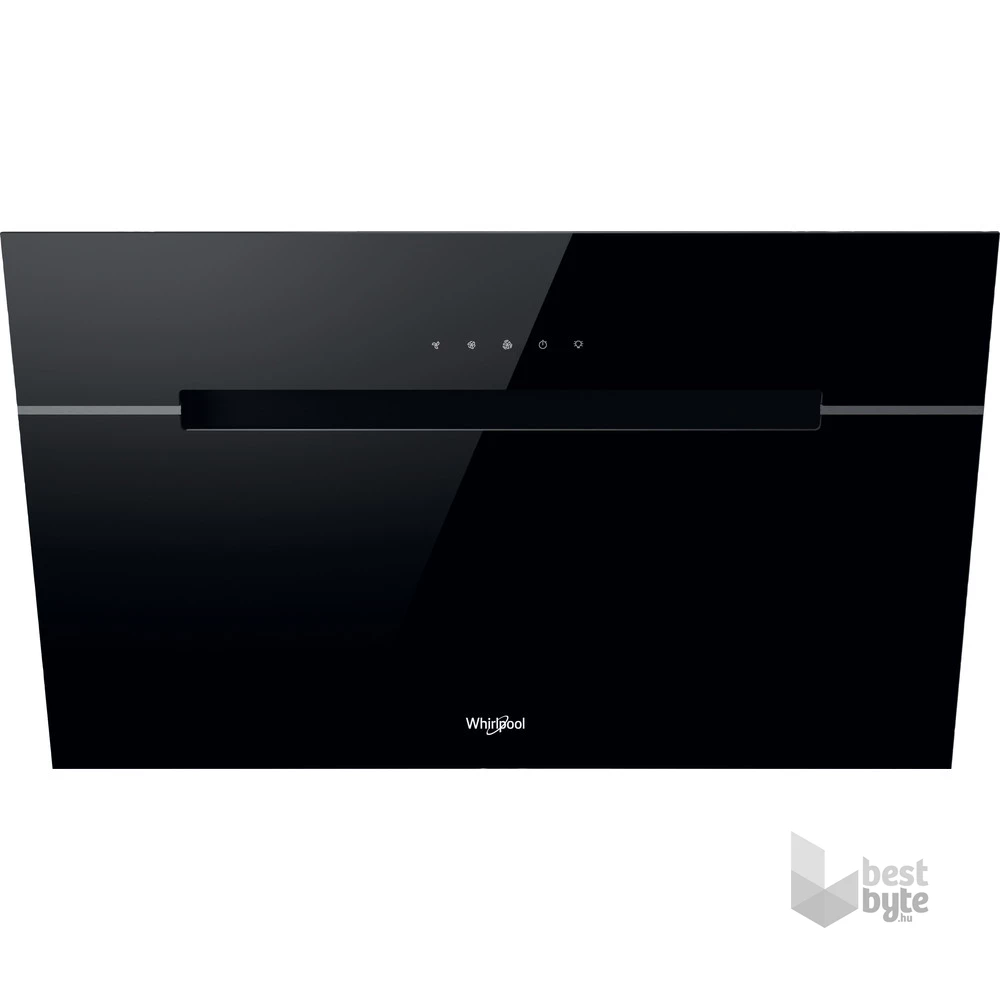 Whirlpool WHVP 62F LT SK fekete, beépíthető, döntött, méret:59,8 cm, zajszint:65 dB, páraelszívó (Újracsomagolt)