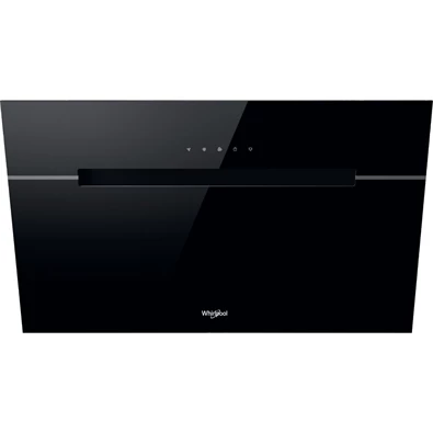 Whirlpool WHVP 62F LT SK fekete, beépíthető, döntött, méret:59,8 cm, zajszint:65 dB, páraelszívó (Újracsomagolt)