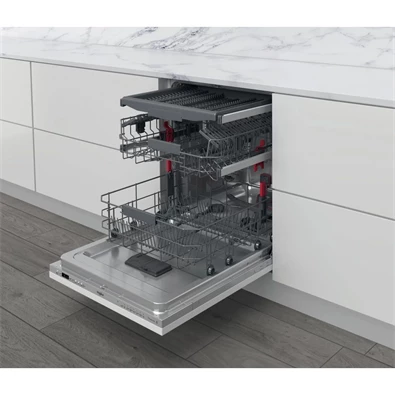 Whirlpool WIC 3C33 PFE beépíthető 14 terítékes mosogatógép