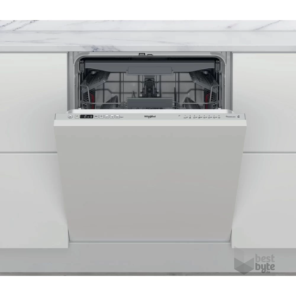 Whirlpool WIC 3C33 PFE programok száma: 8, beépíthető, 14 terítékes mosogatógép 