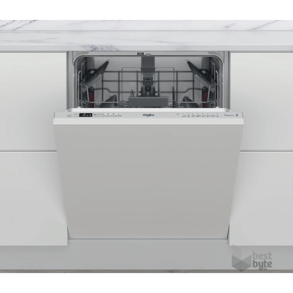Whirlpool WI 7020 P programok száma: 8, beépíthető, 14 terítékes mosogatógép 