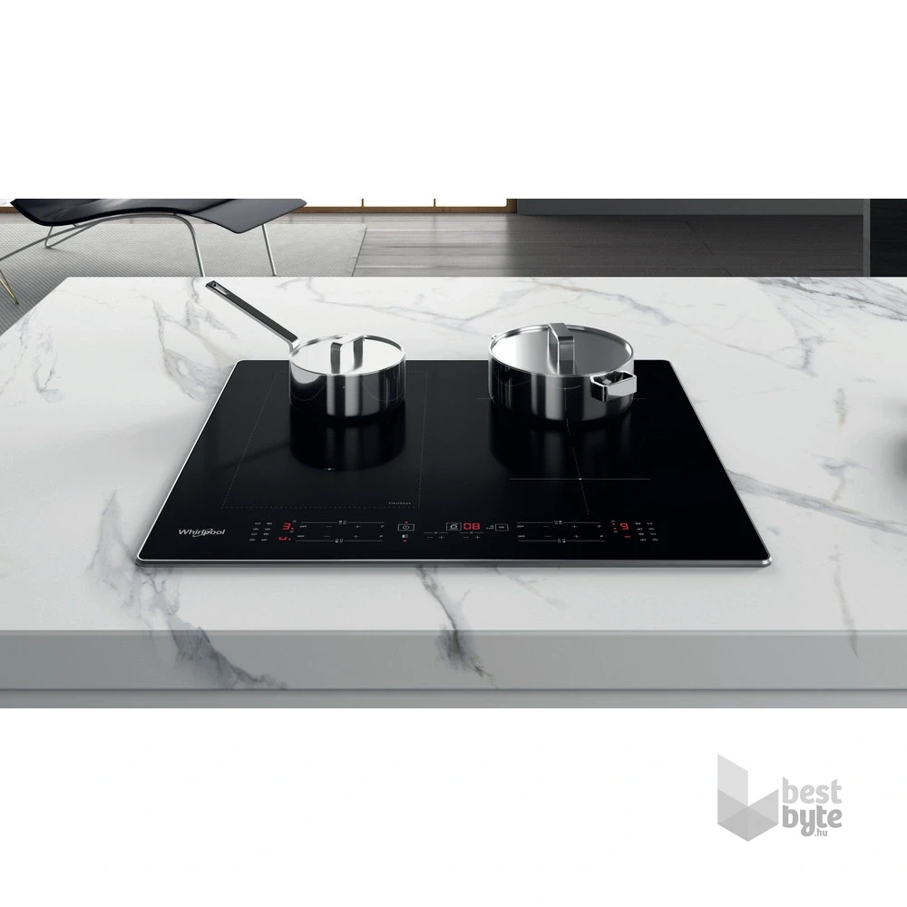 Whirlpool WL B5860 AL fekete, beépíthető, indukciós, főzőzóna: 4, beépíthető méret: 56cm, főzőlap