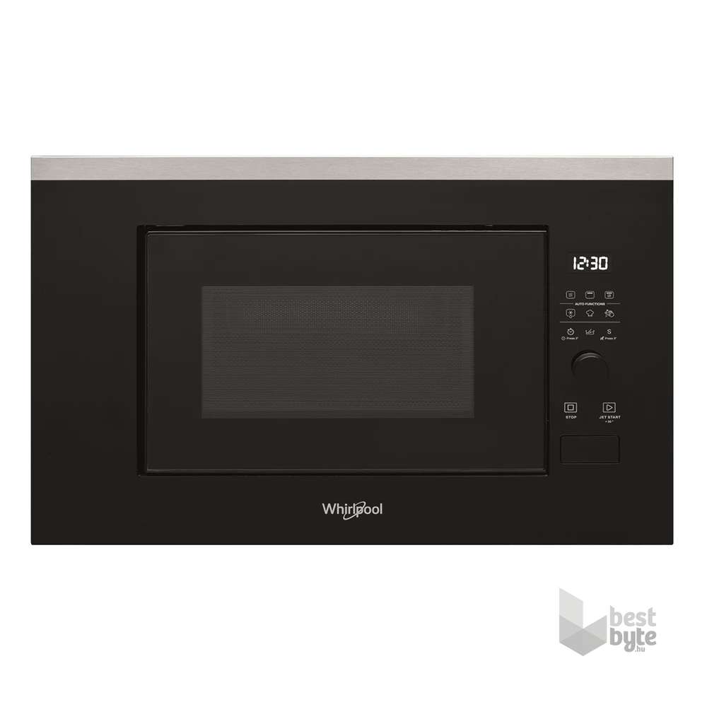 Whirlpool WMF200G 1200W 20L fekete beépíthető mikrohullámú sütő