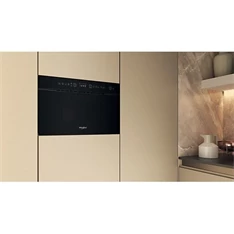 Whirlpool WMN14BB 750W 22L fekete beépíthető mikrohullámú sütő
