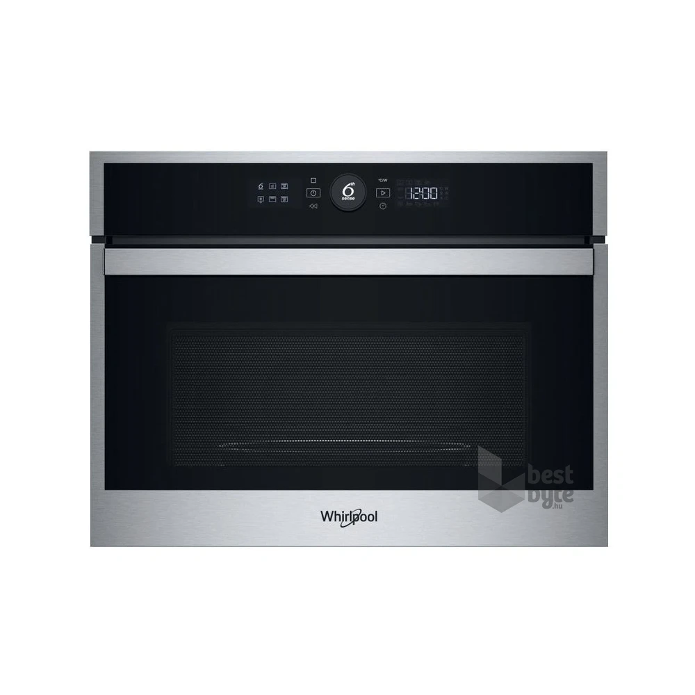 Whirlpool WMW44HMX 900W 40L inox beépíthető mikrohullámú sütő