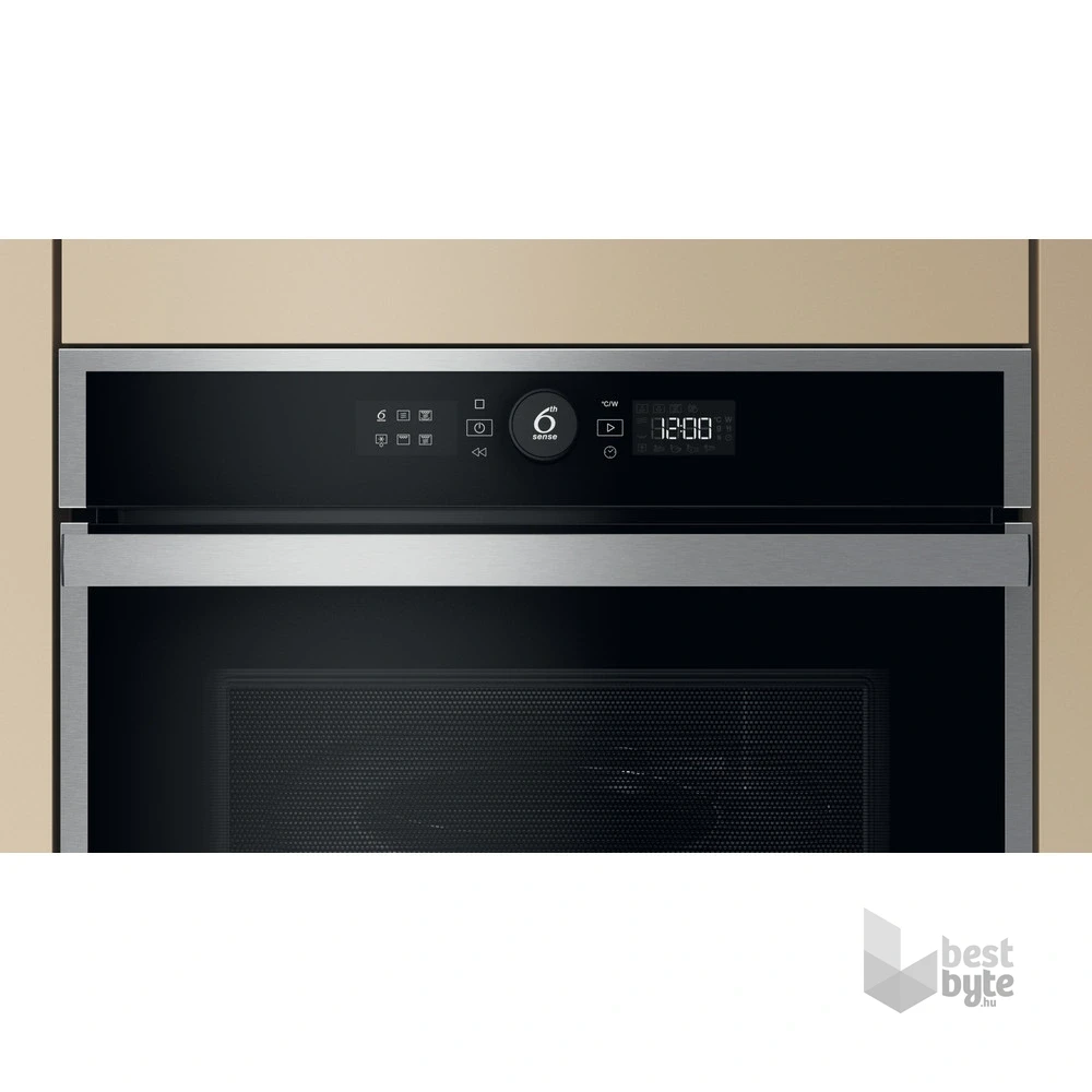 Whirlpool WMW44HMX 900W 40L inox beépíthető mikrohullámú sütő