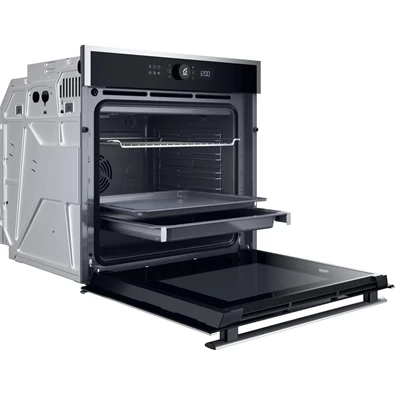 Whirlpool WOI4S8HM1SXA inox-fekete, beépíthető, sütőtér: 73 liter,grill, légkeverés sütő
