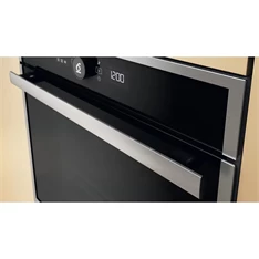 Whirlpool WOI4S8HM1SXA inox-fekete, beépíthető, sütőtér: 73 liter,grill, légkeverés sütő