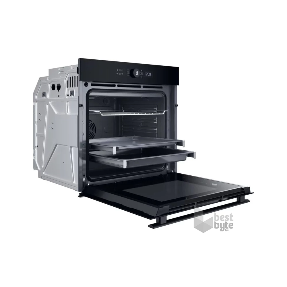 Whirlpool WOI4S8HM2SBA fekete, beépíthető, sütőtér: 73 liter, grill, légkeverés  sütő
