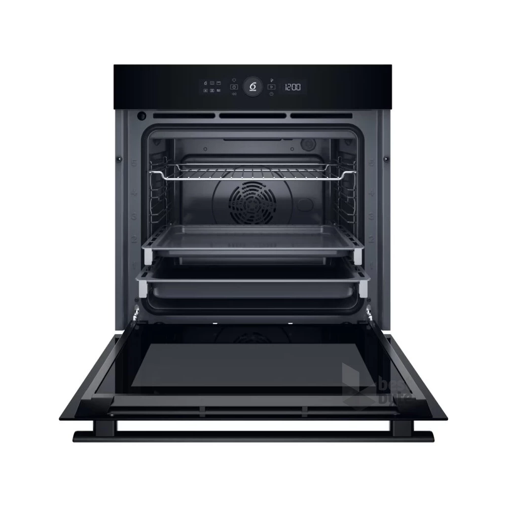 Whirlpool WOI4S8HM2SBA fekete, beépíthető, sütőtér: 73 liter, grill, légkeverés  sütő
