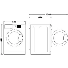 Whirlpool WP C9 WBS EE 9 kg hőszivattyús szárítógép