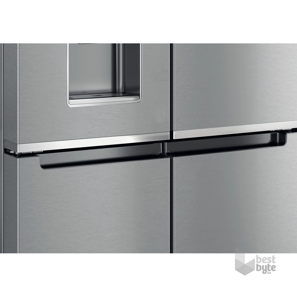 Whirlpool WQ9I MO1L inox, Side-by-Side, Hűtő:355L, Fagyasztó:237L, No frost hűtőszekrény