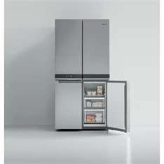 Whirlpool WQ9 B2L inox, Side-by-Side, Hűtő:388L, Fagyasztó:206L, No frost hűtőszekrény