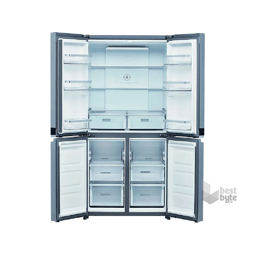 Whirlpool WQ9 U1L inox, Side-by-Side, Hűtő:388L, Fagyasztó:206L, No frost hűtőszekrény