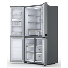 Whirlpool WQ9 U3L EF inox, side-by- side, Hűtő:388L, Fagyasztó:206L, No Frosthűtőszekrény