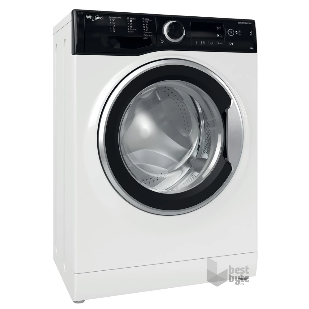 Whirlpool WRBSB 6249 S EU fehér, elöltöltős, max.1200ford., 6 kg, mosógép