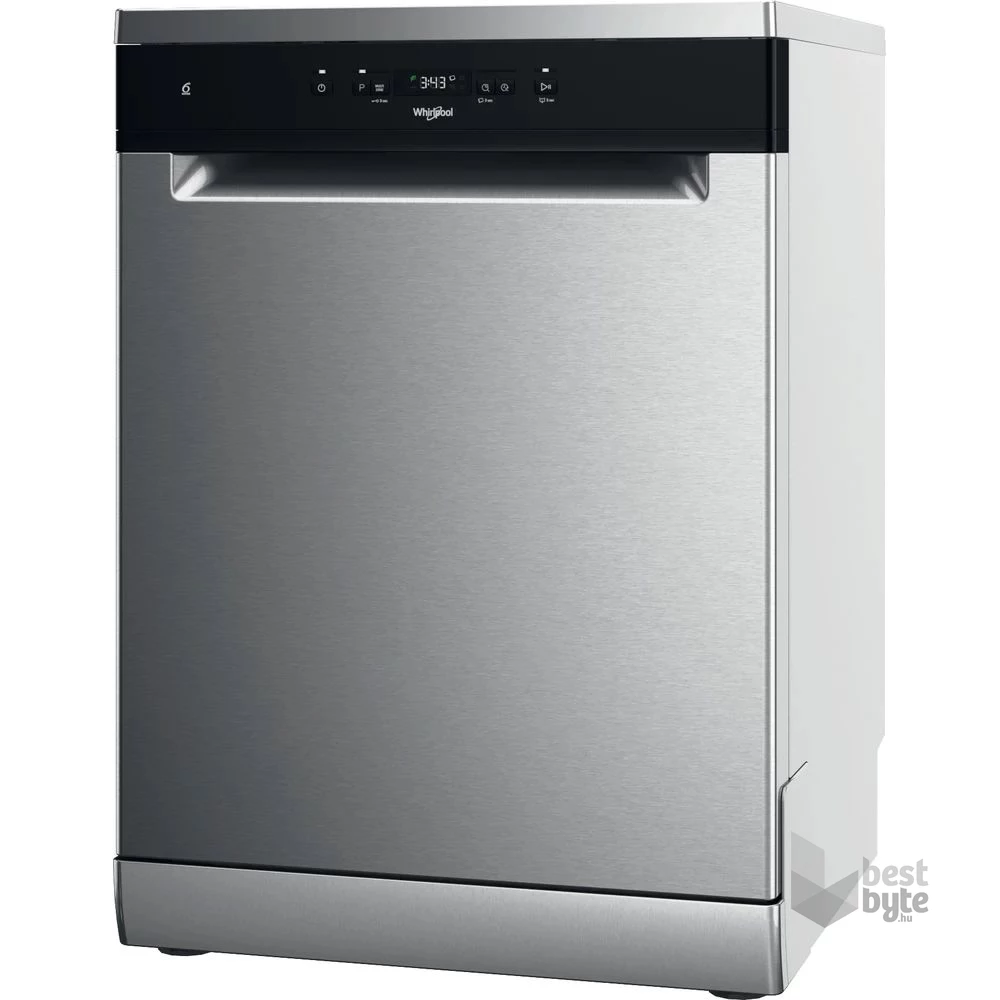 Whirlpool WRFC 3C26X inox, programok száma: 8, szabadonálló, 14 terítékes mosogatógép 
