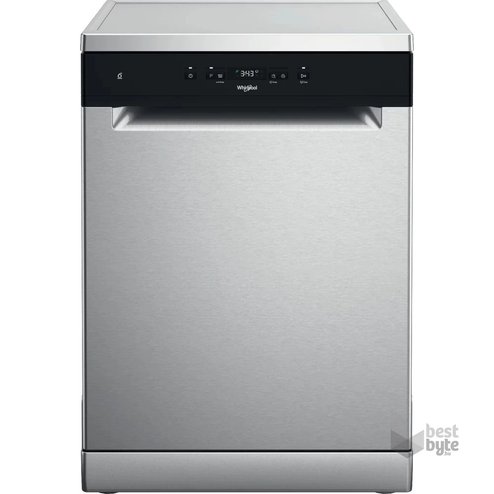 Whirlpool WRFC 3C26X inox, programok száma: 8, szabadonálló, 14 terítékes mosogatógép 
