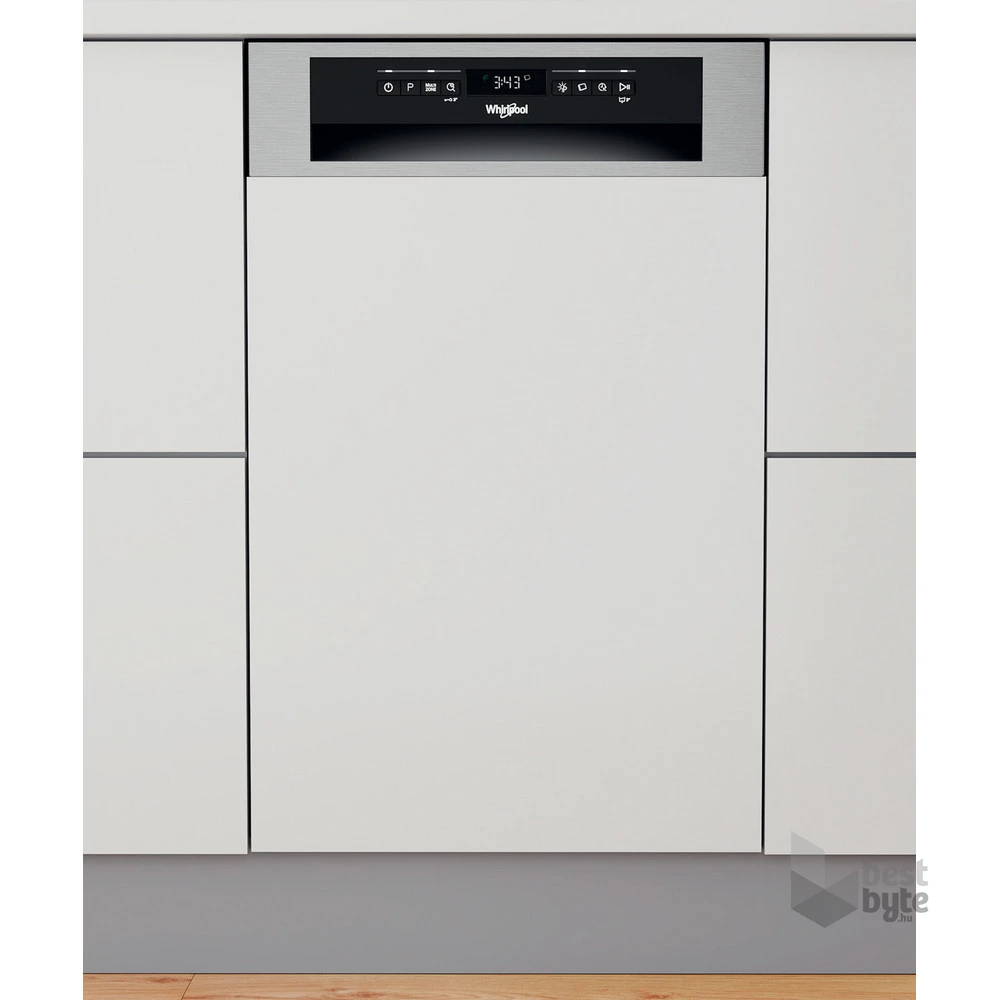 Whirlpool WSBO 3O23 PF X programok száma: 7, beépíthető, 10 terítékes mosogatógép 