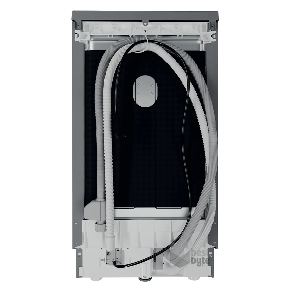 Whirlpool WSFC 3M17 X inox, programok száma: 6, keskeny szabadonálló, 10 terítékes mosogatógép 