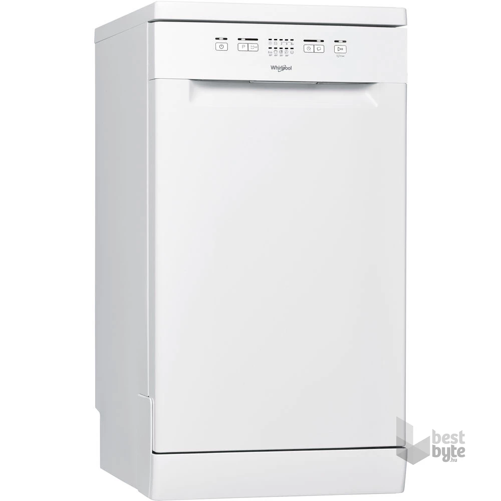 Whirlpool WSFE 2B19 fehér, programok száma: 5, keskeny szabadonálló, 10 terítékes mosogatógép 
