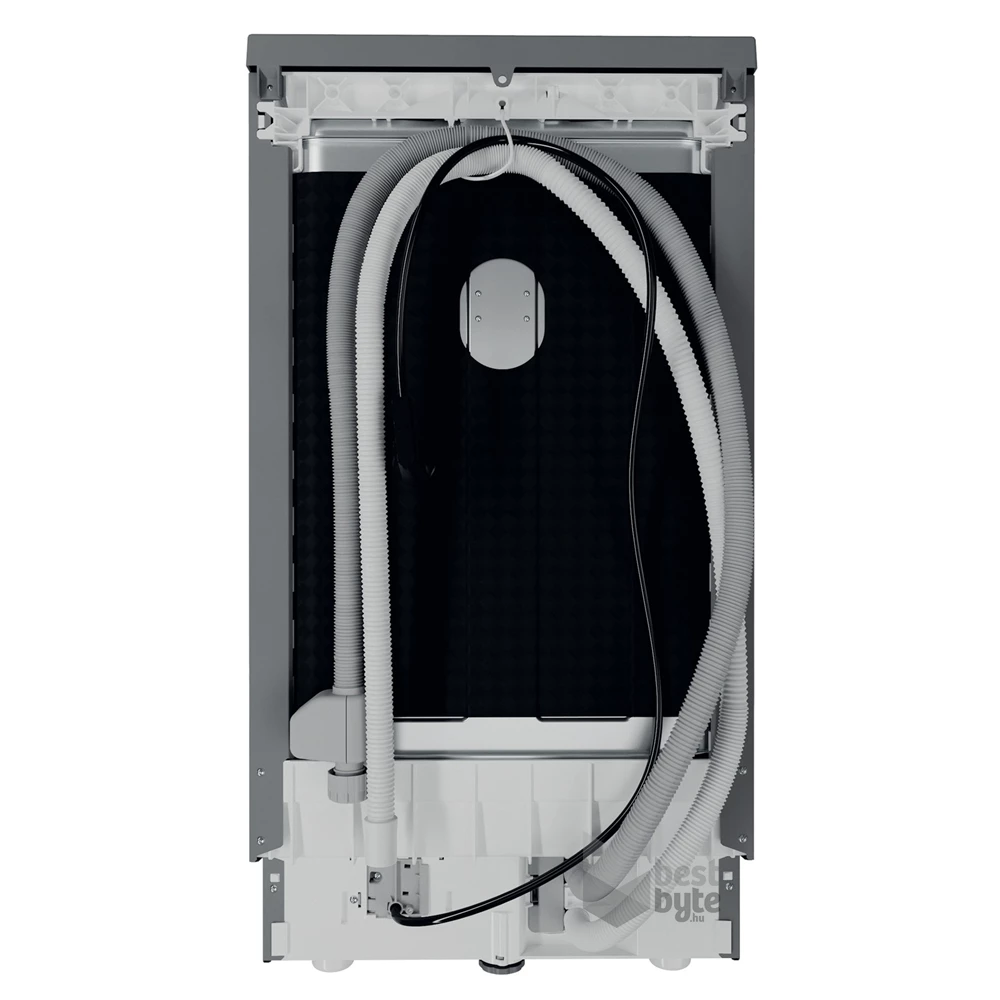 Whirlpool WSFO 3O23 PF X inox, programok száma: 7, keskeny szabadonálló, 10 terítékes mosogatógép 