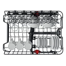 Whirlpool WSFO 3O34 PF X keskeny 10 terítékes inox mosogatógép