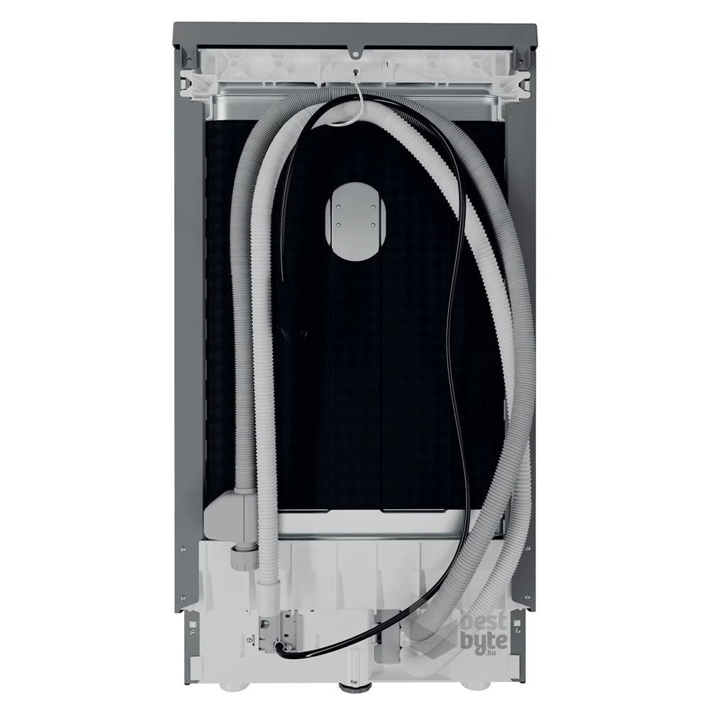 Whirlpool WSFO 3O34 PF X inox, programok száma: 8, keskeny szabadonálló, 10 terítékes mosogatógép 