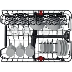 Whirlpool WSIC 3M27 C programok száma: 6, keskeny beépíthető, 10 terítékes mosogatógép 