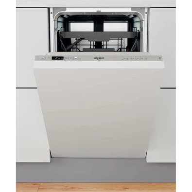 Whirlpool WSIC 3M27 C programok száma: 6, keskeny beépíthető, 10 terítékes mosogatógép 