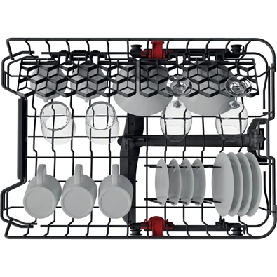 Whirlpool WSIC 3M27 C programok száma: 6, keskeny beépíthető, 10 terítékes mosogatógép 